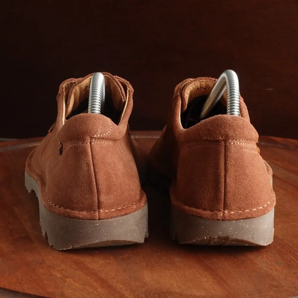 El Naturalista Derby Mens SZ EU 41 US 8.5 Brown Forest Suede Comfort Casual Shoe